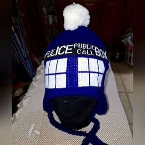 A Doctor Who Police Public Call Box toboggan in an OSFM.  EUC.